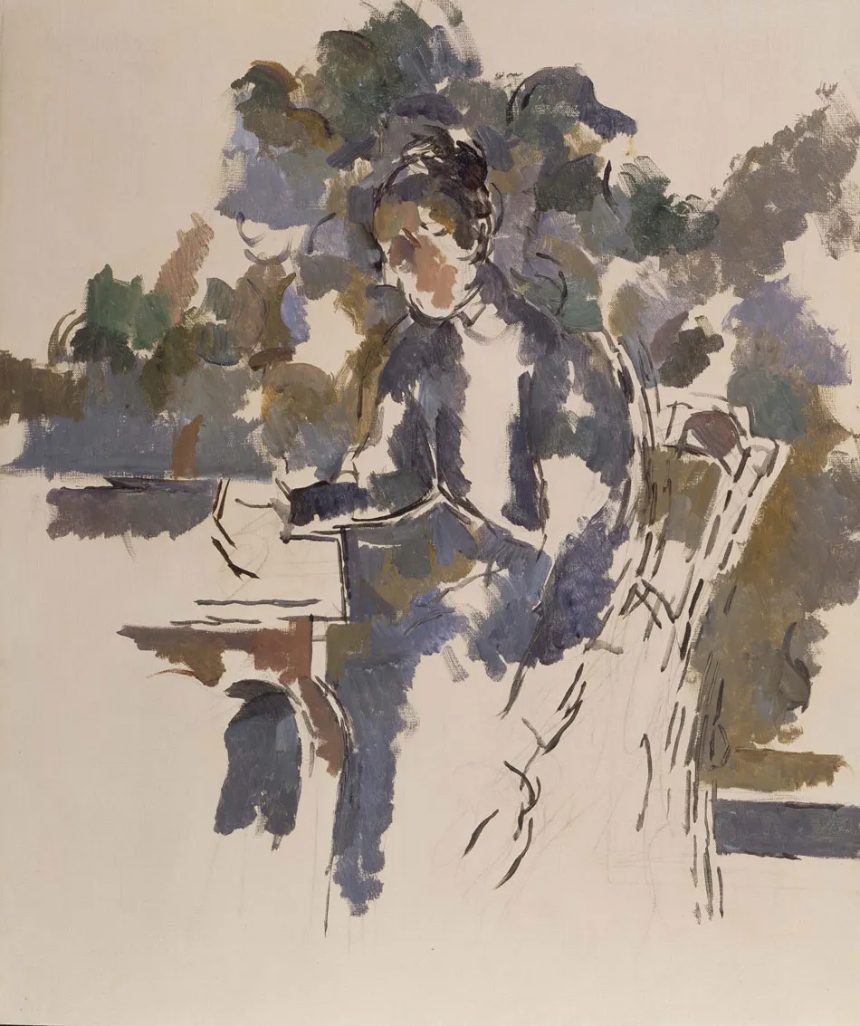 Portrait of a Woman by Cezanne from 1902-1906