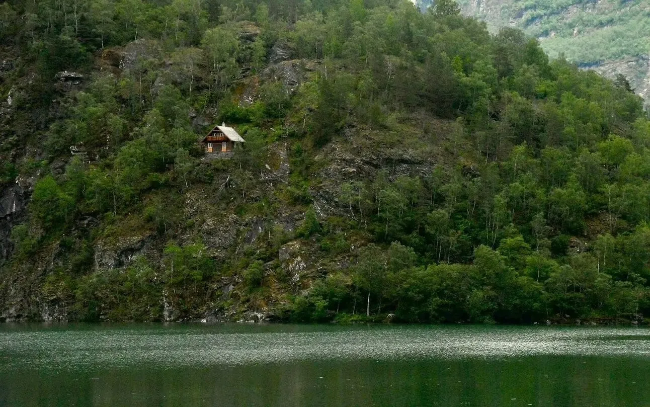 Wittgenstein's hut (restored) in Skjolden, Norway