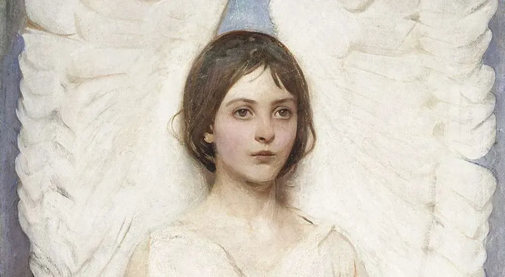 Angel by Abbott Handerson Thayer (1887)